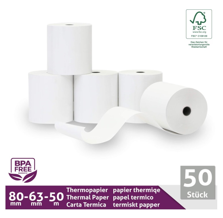 Kassarollen 80mm (5 stuks)