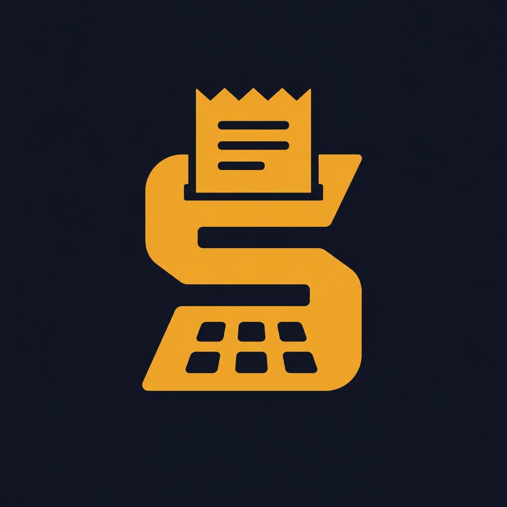Icon on dark